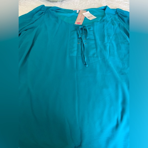 Teal Dress Size 3X - Picture 2 of 3